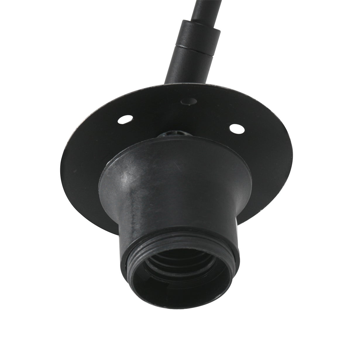 Steinhauer - lampada da parete - Sparkled Light - nero - metallo tessile - lampada ad arco - E27 - 4617ZW - 4