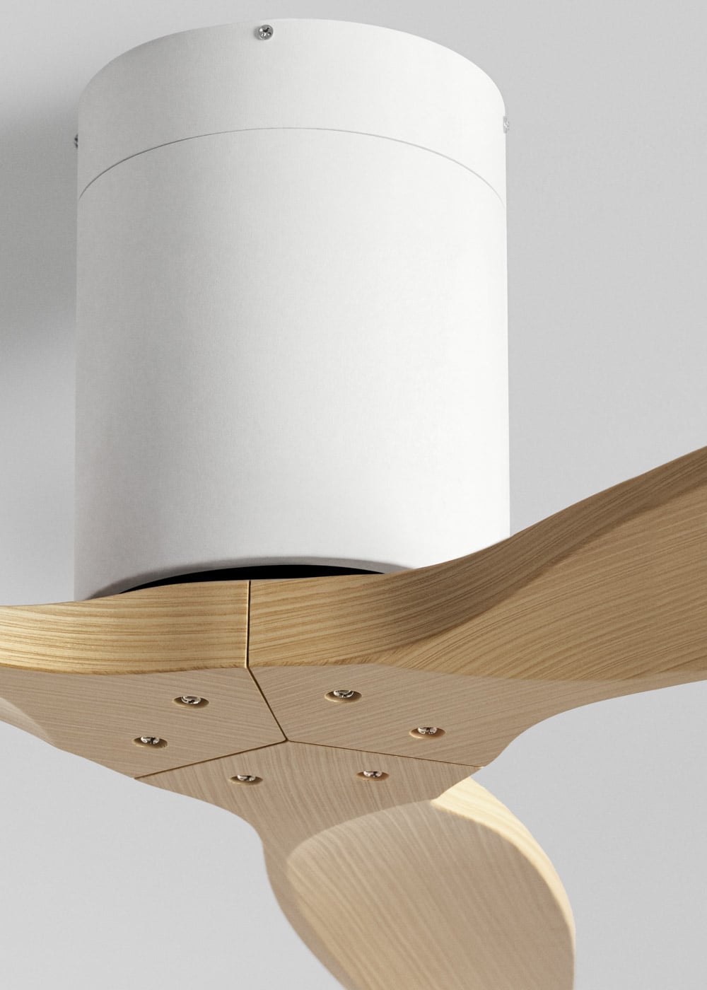 CREATE - WIND CALM S - Ventilateur de plafond silencieux 40W avec pales techniques en ABS Ø112 sans eclaraige sans wifi - 6