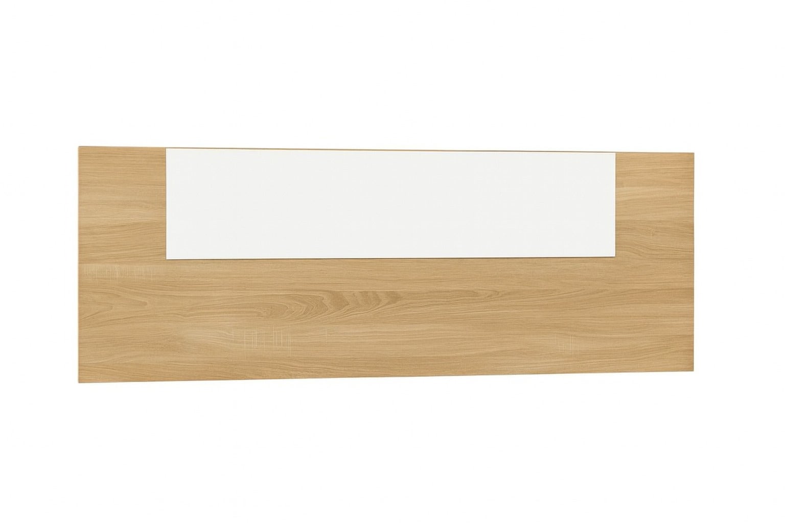 Meyvaser Cabecero Cama 150 Blanco y Cambria – Estilo Nórdico Minimalista, 160x45x1.6 cm, Cabecero de Pared para Camas 140/150/160, Fácil Montaje - 4
