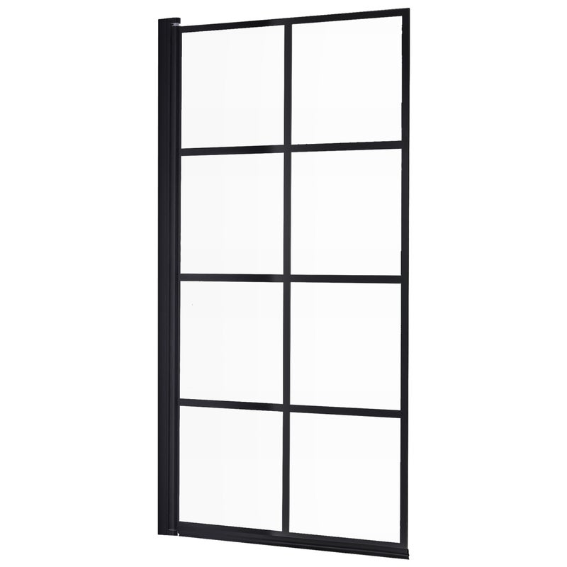 Parawan nawannowy THIRA składany jednoczęściowy 70x140 czarny SEVANTE