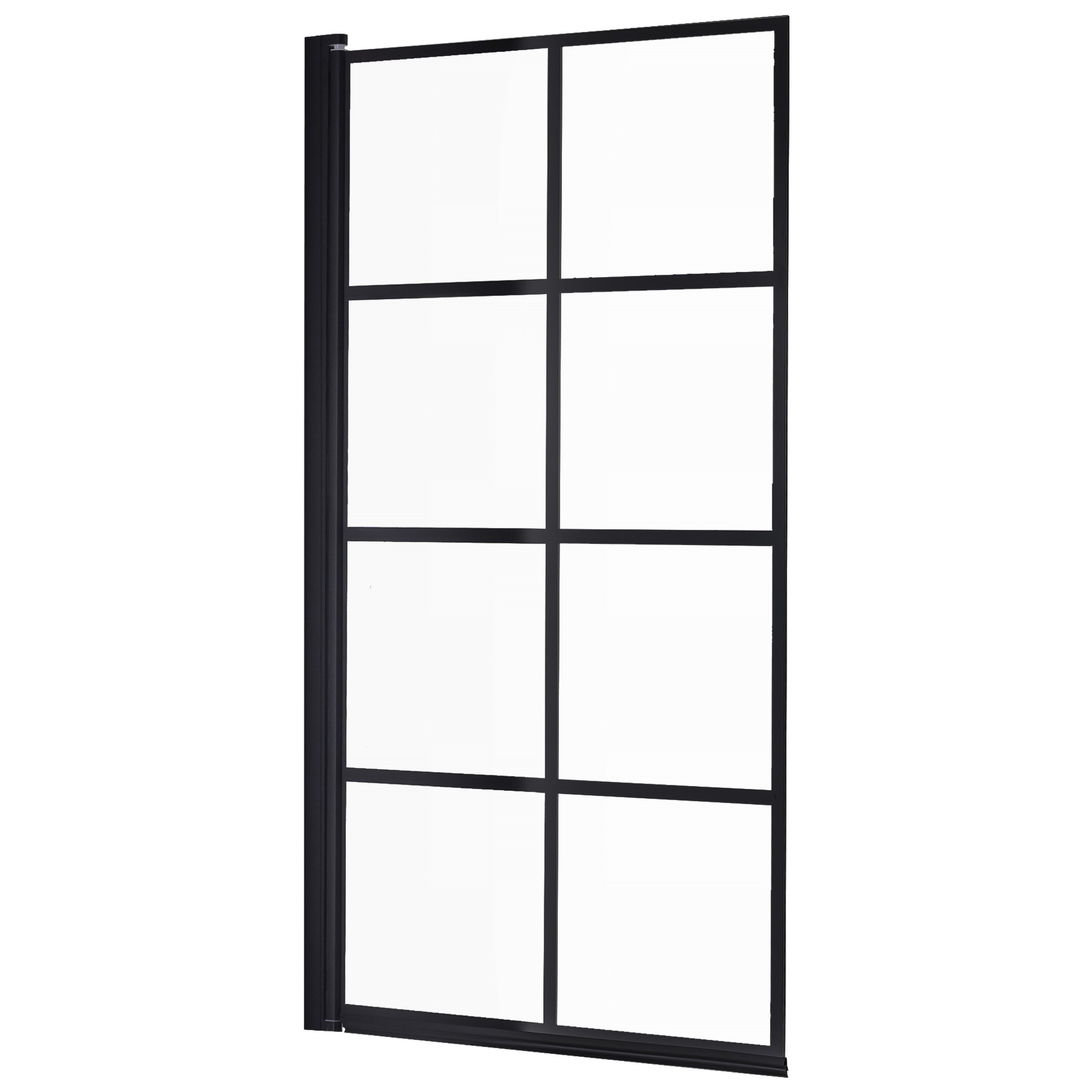 Parawan nawannowy THIRA składany jednoczęściowy 80x140 czarny SEVANTE