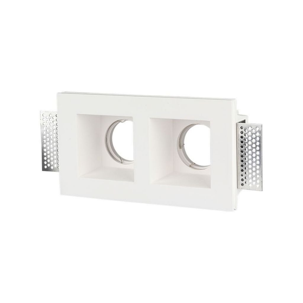 Spot encastré rectangulaire 2*GU10 et GU5.3 (MR16) à double LED Corps ...