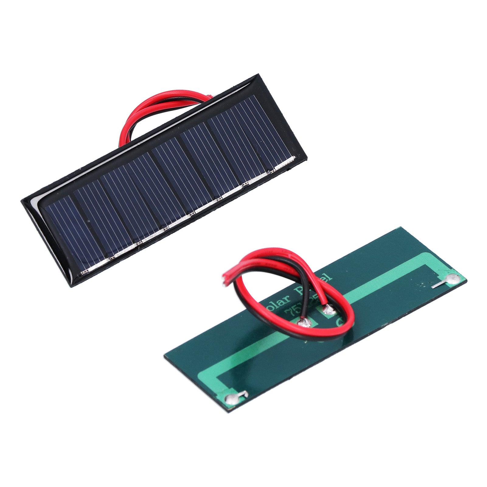 Painel solar, 0.2W 4V 2Pcs 75x25mm, polissilício - 2