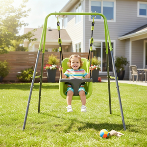 Siège bébé pour portique 1,9 m - 2,5 m bleu/corail Trigano TRIGANO