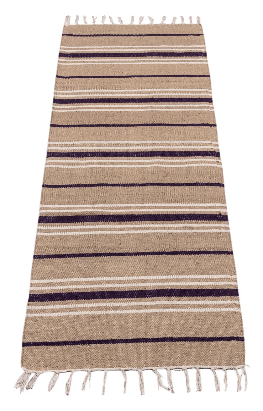 (Można prać w pralce w 30°) Kilim Oryginalny Autentyczny Ręcznie Robiony 140x57 CM