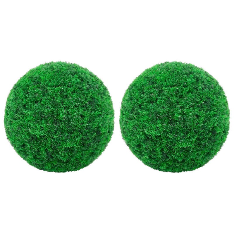 Kule sztucznego bukszpanu, 2 szt., 35 cm vidaXL