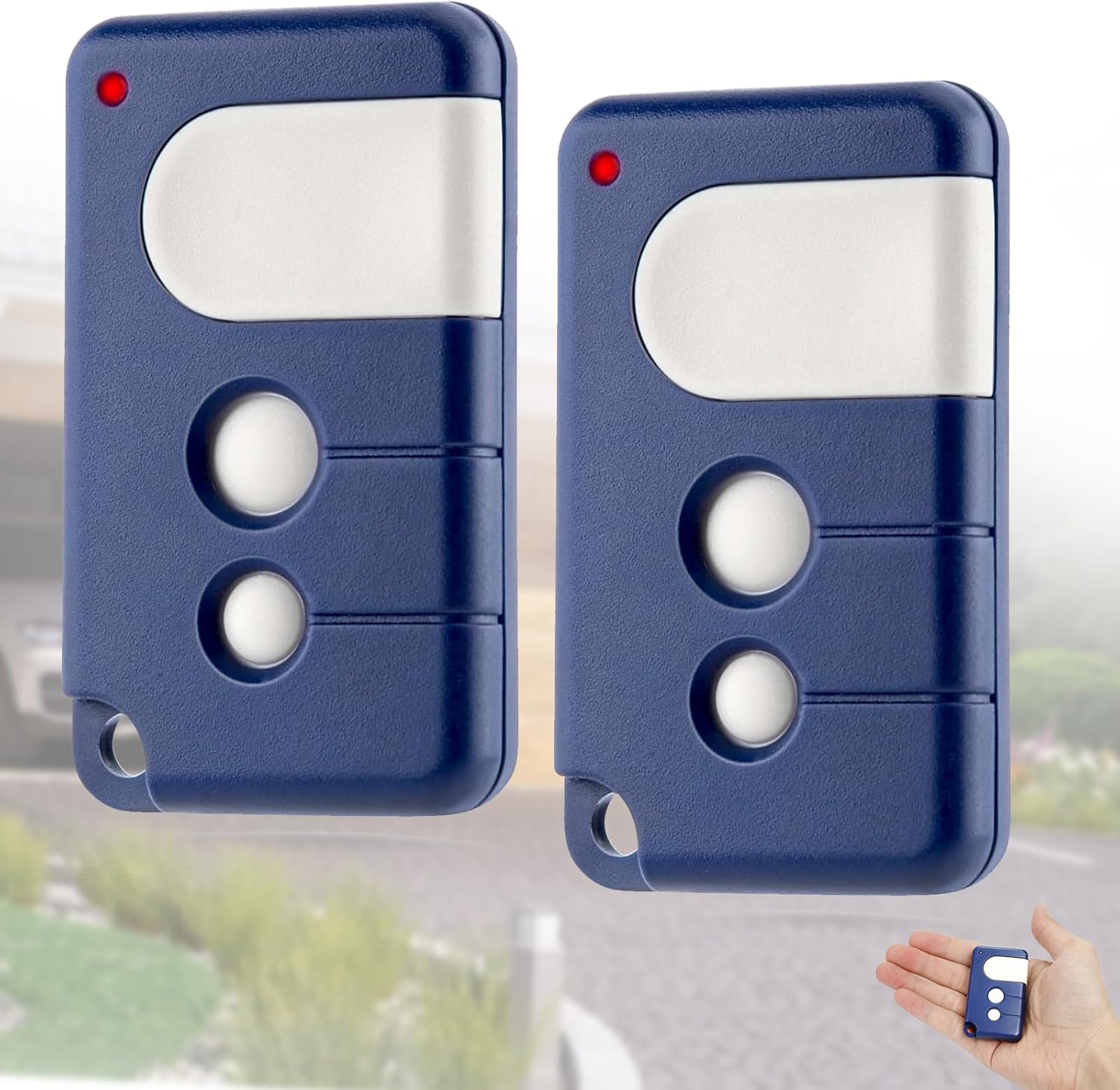 Lot De 2 Télécommandes Clé Voiture 3 Boutons 433 MHz Pour Ford Transit MK6 2000-2006 & Transit Connect 2002-2007 - Prêtes à L’Emploi