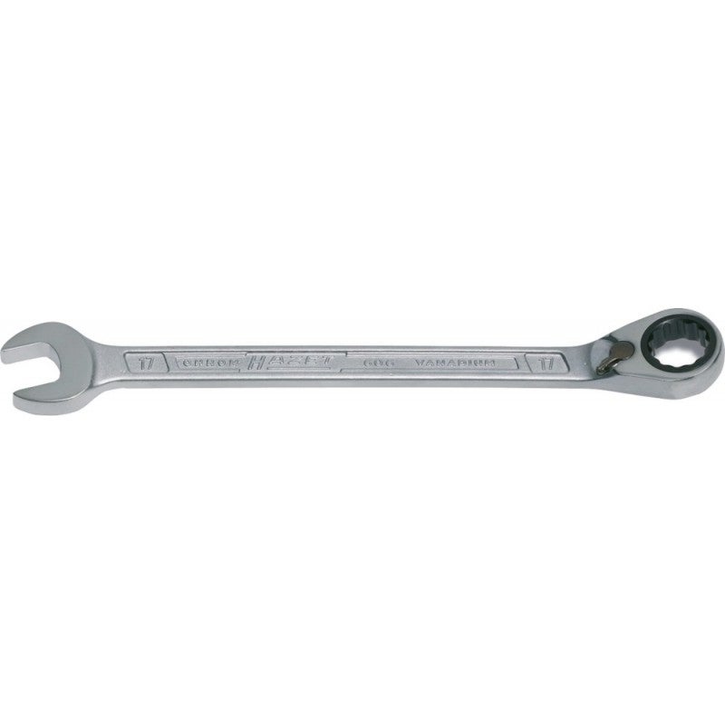 Hazet klucz płasko-oczkowy grzechotkowy 606 SW 27mm L.359,2mm przełączalny, pierścień 15 stopni - 606-27