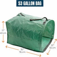 Bâche De Ramassage Feuilles - Tissu Oxford 600D Imperméable - Grande Taille Avec Poignées - Multifonction Jardin