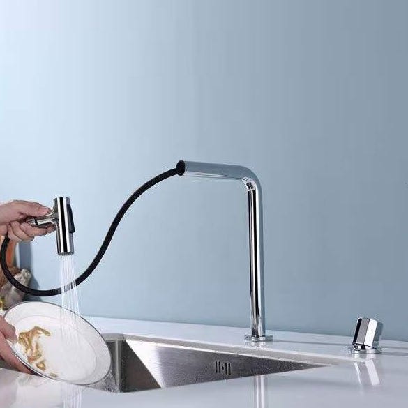 Grifo Mezclador Grifos De Cocina Mano A Mano Auralum Grifo De