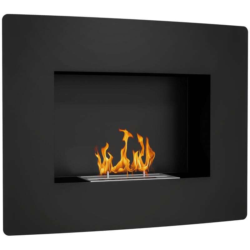 Cheminée à bioéthanol, chambre de combustion en acier inoxydable ...