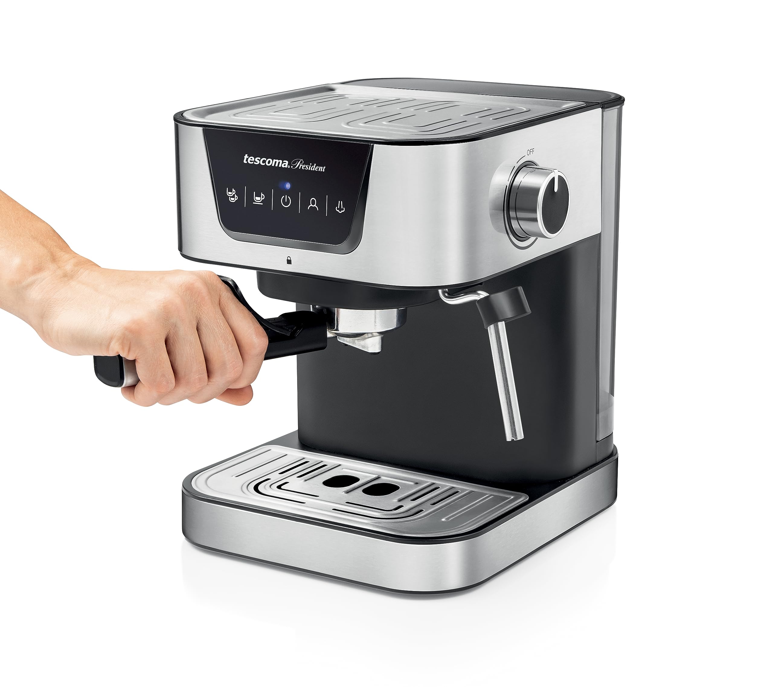 Macchina Per Caffè Manuale 6 Tazze - Caffettiera Elettrica Stile Moka Cubana Con Base Rimovibile, Protezione Surriscaldamento, Per Casa E Ufficio, LAOION