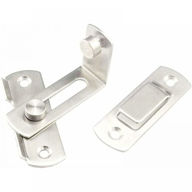 Chiusura A Scatto 90° Acciaio Inox - Per Porte Bagno E Interni, Confezione Da 2 - Foto 11