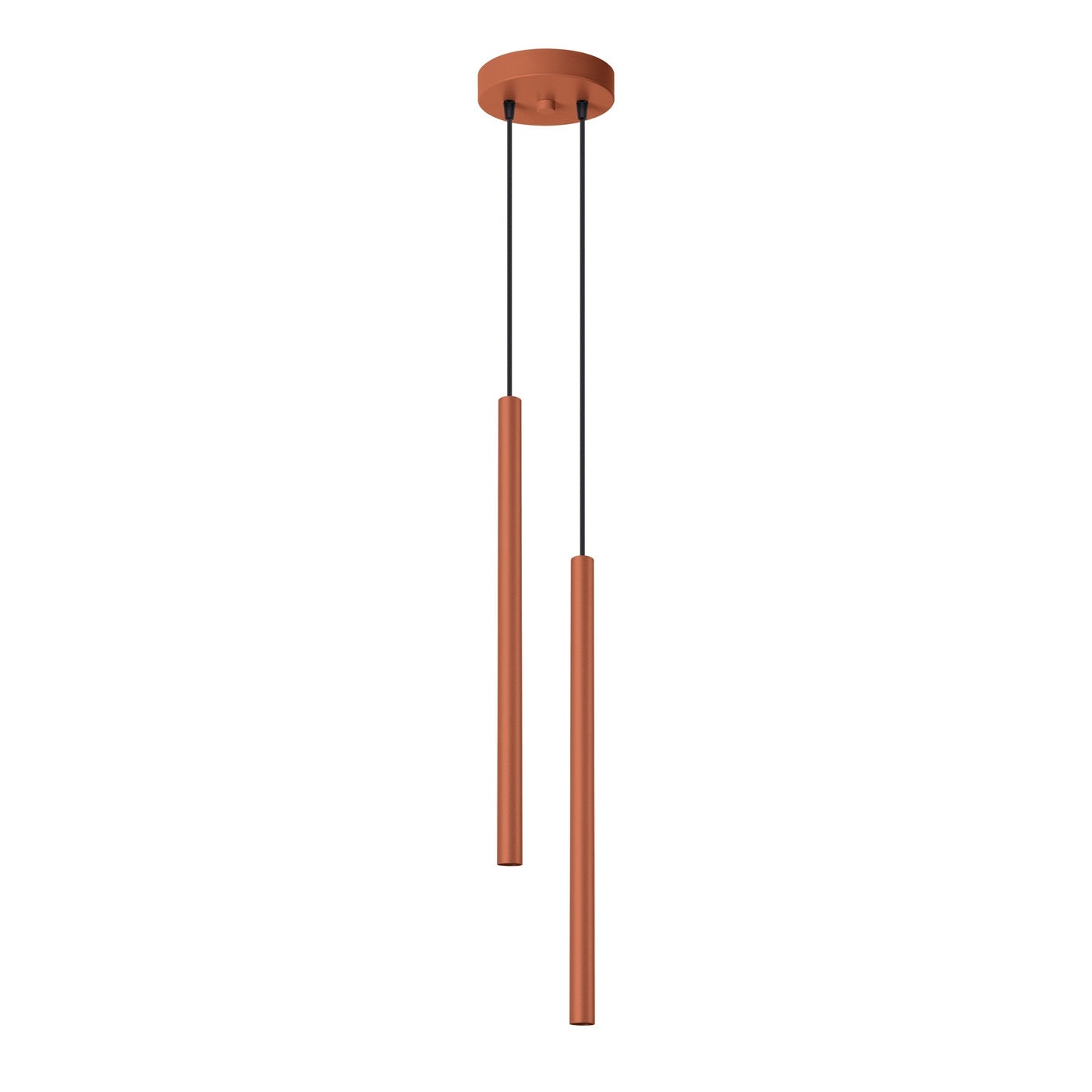 Lampa wisząca Pastelo ochra czerwona 2xG9x8W nowoczesna wym: 104 x 15 x 15 cm metal Sollux Lighting