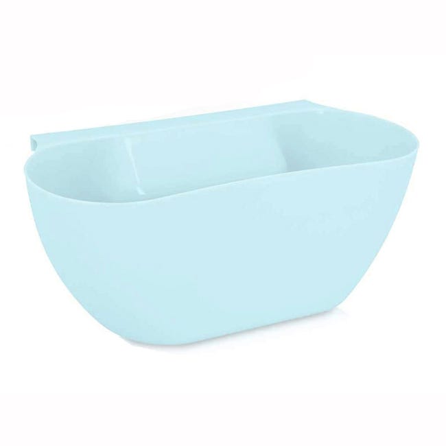 Navaris Lot De 2 Coupelles Collecte Déchets Cuisine - Bacs Poubelle 3,8L Accrochables Pour Plan De Travail - Récipient 28 X 13,5 X 11 Cm