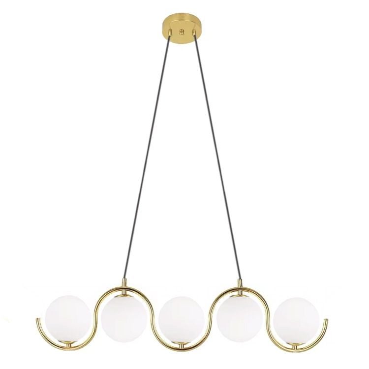 Lampa Sufitowa Wisząca Toolight App1440-5Cp Złoty