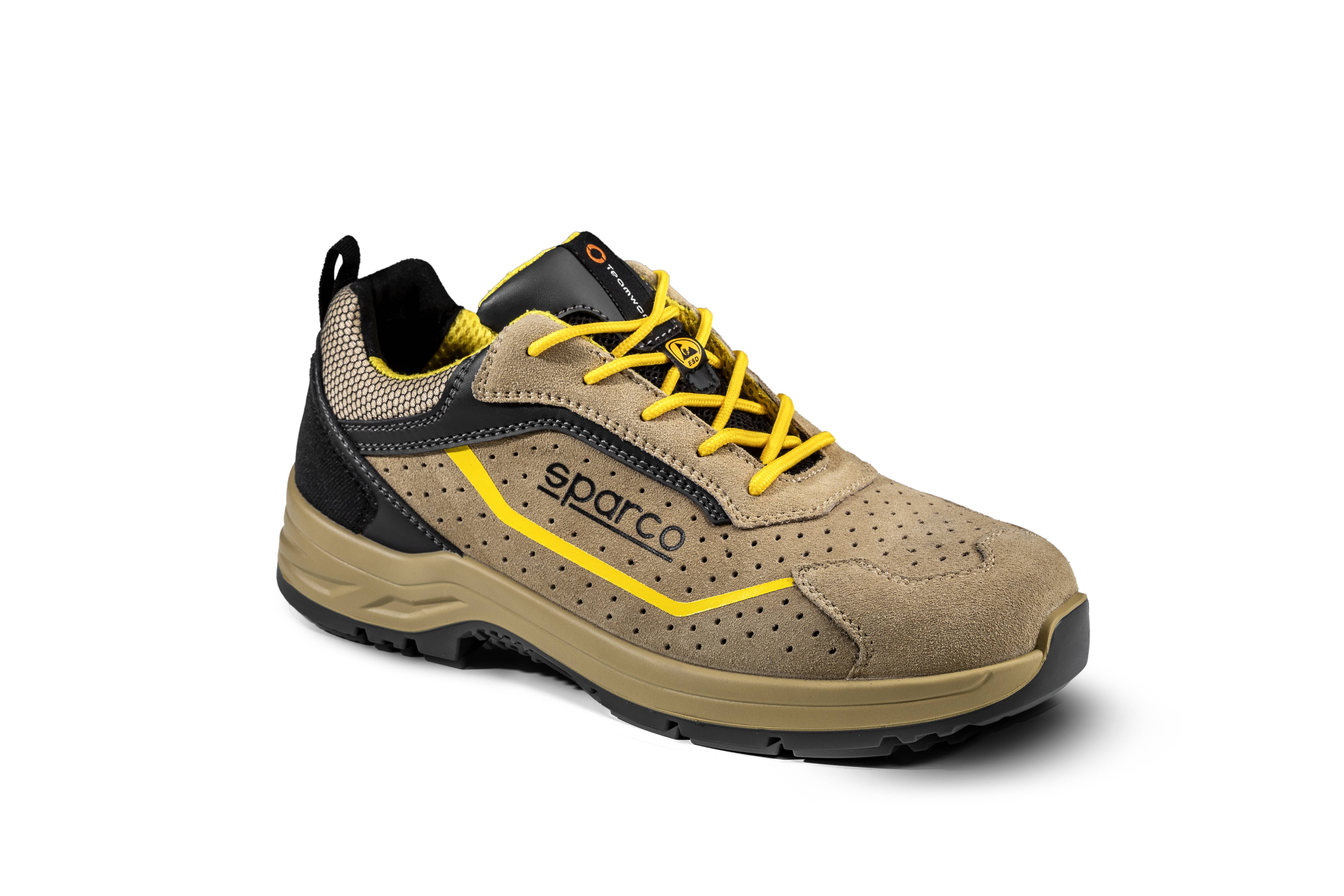 Chaussures de Sécurité Sparco Colton S1P Tan Jaune Taille 39 - 2