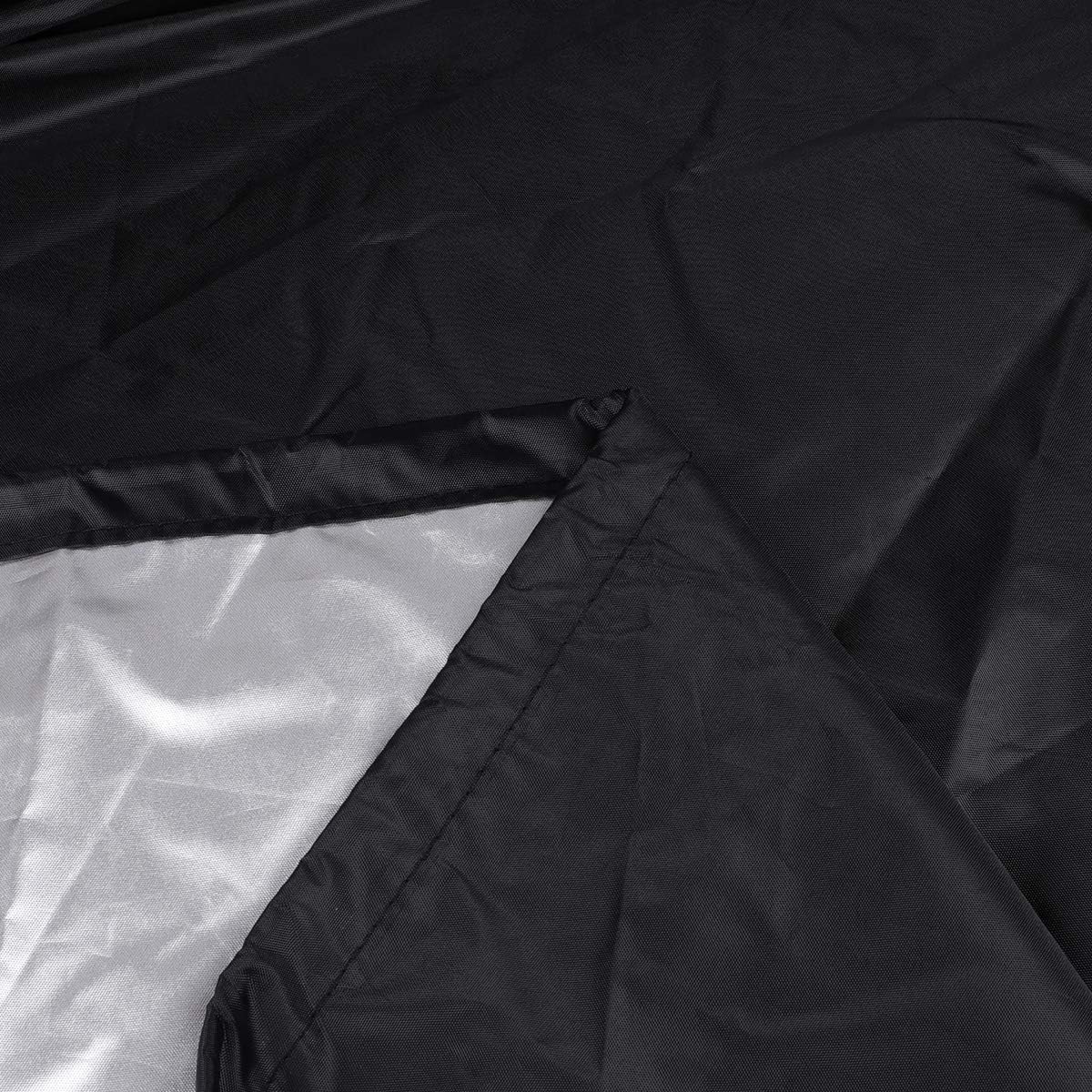 LEMROE Housse de mobilier de jardin Housse de protection avec cordon,Tissu Oxford 420D imperméable et résistant à la pluie (200*160*70 cm) - 3
