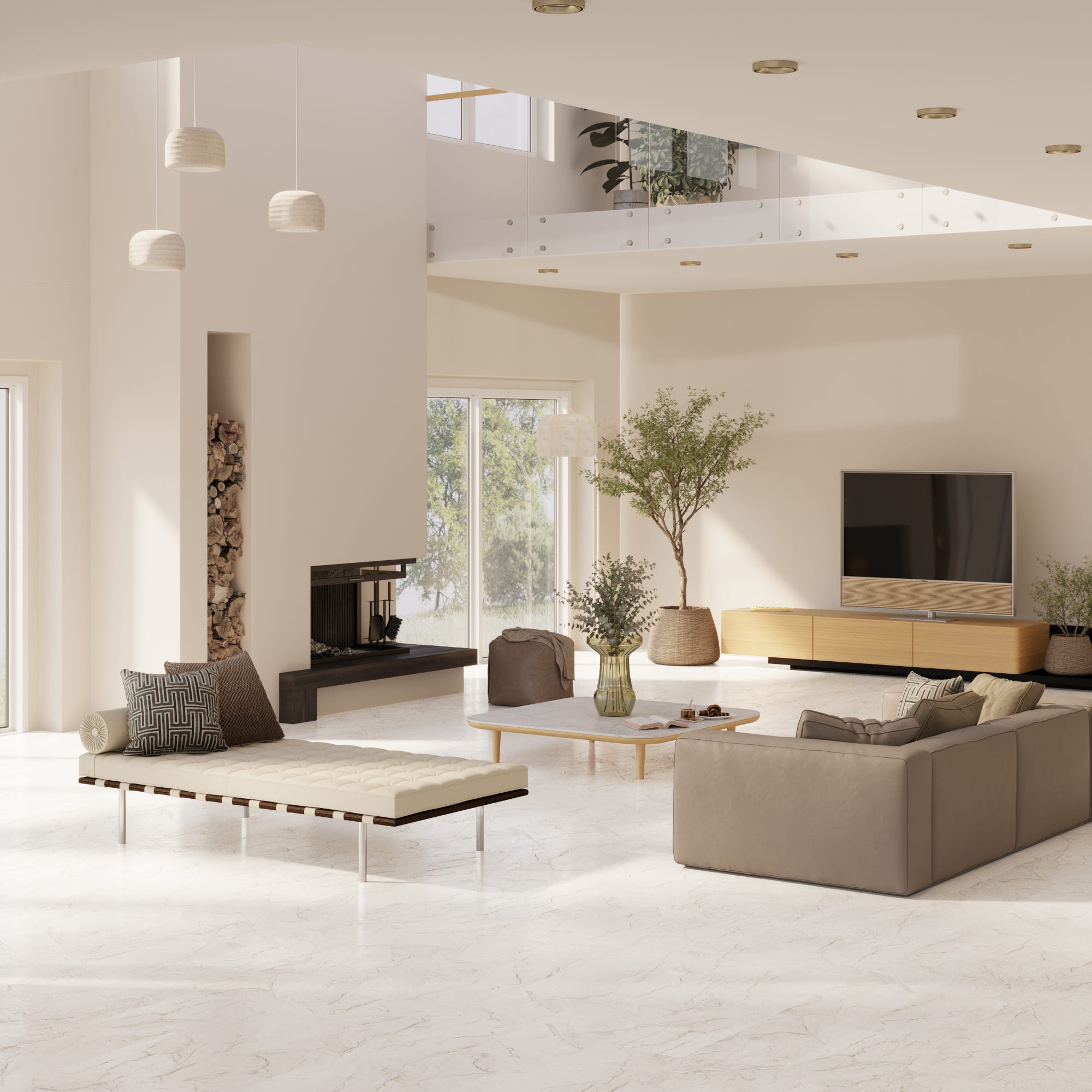 Dalle PVC clipsable forte ARTENS - BLUSH Effet marbre blanc - 1,67 m²/ 9 Dalles - 4