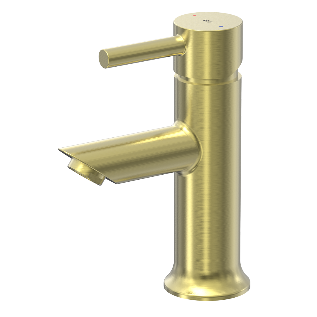 Luisa bateria umywalkowa ze szczotkowanego złota