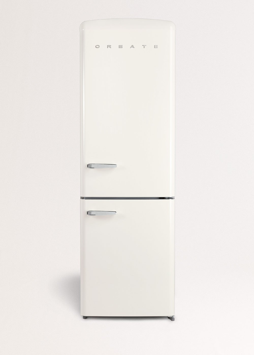CREATE - FRIDGE STYLANCE 330L - Réfrigérateur combiné de style rétro- Blanc cassé - 4