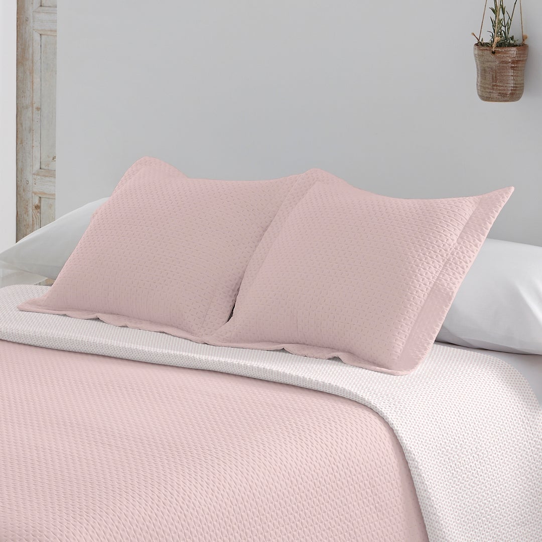 Colcha Lisa Reversible Maquillaje cama 90 cm - 180x270 cm - 3