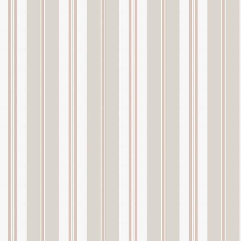 Papel pintado rayas beige - 53 cm x 10.05 m - borastapeter
