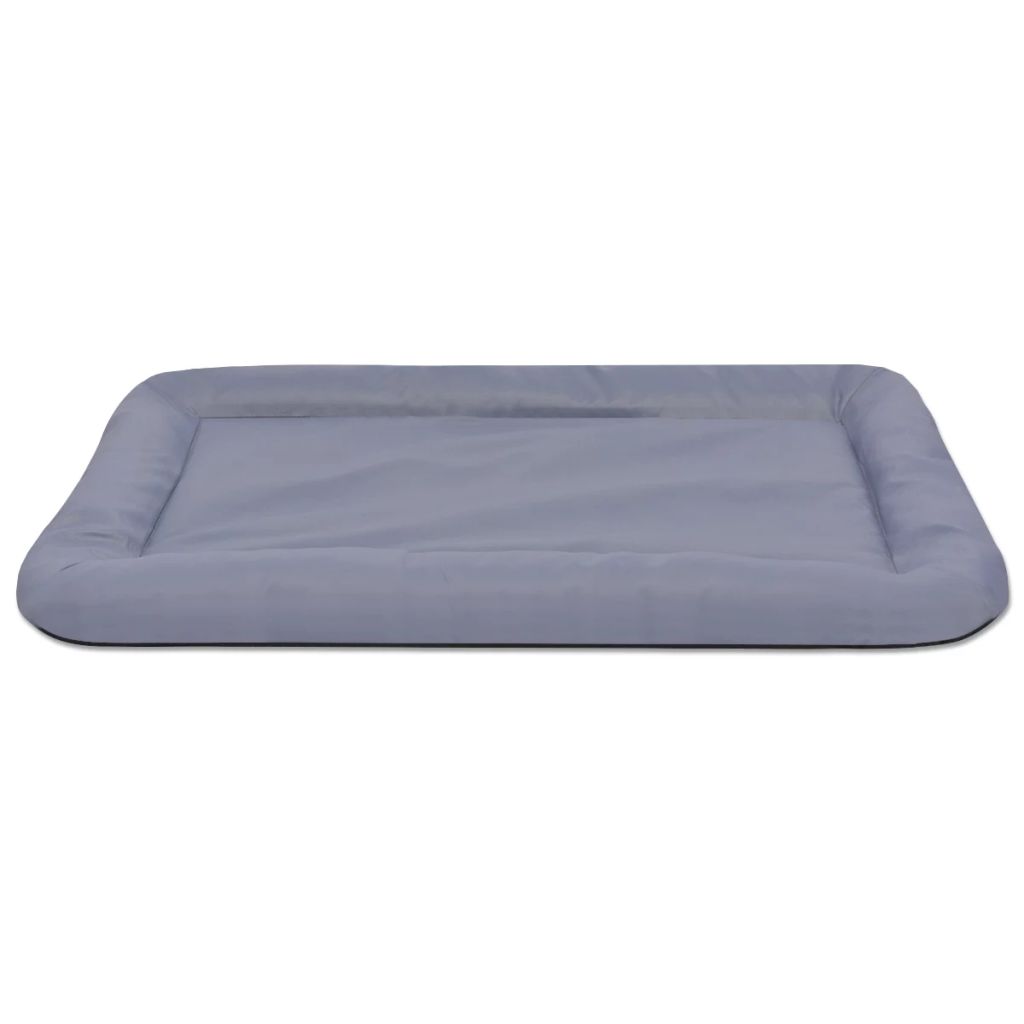 Colchón Cama Cesta Para Perros Mascotas Tamaño XL 84 X 52 Cm Gris 02_0001608 | Leroy Merlin