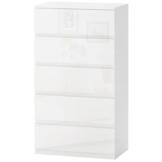 Guide Per Cassetti In Plastica - 5 Paia, Bianche, Per Scanalature 17 Mm - Foto 9