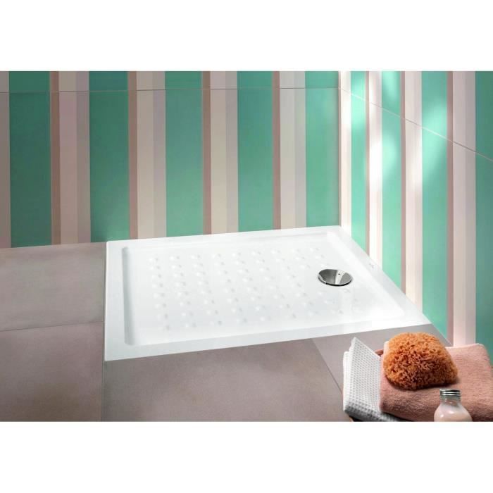 Receveur 90 x 90 Villeroy & Boch O.Novo céramique carré blanc - 4
