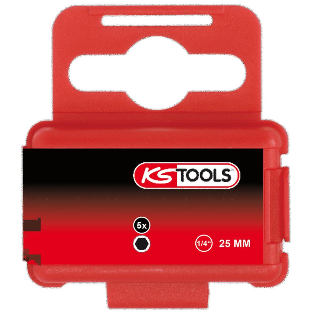 KS TOOLS Set de vis 6 pans 1/4
