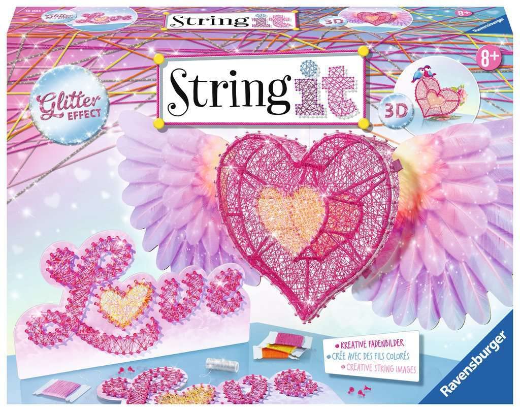 Ravensburger String It Maxi 3D Heart - Imagen 2