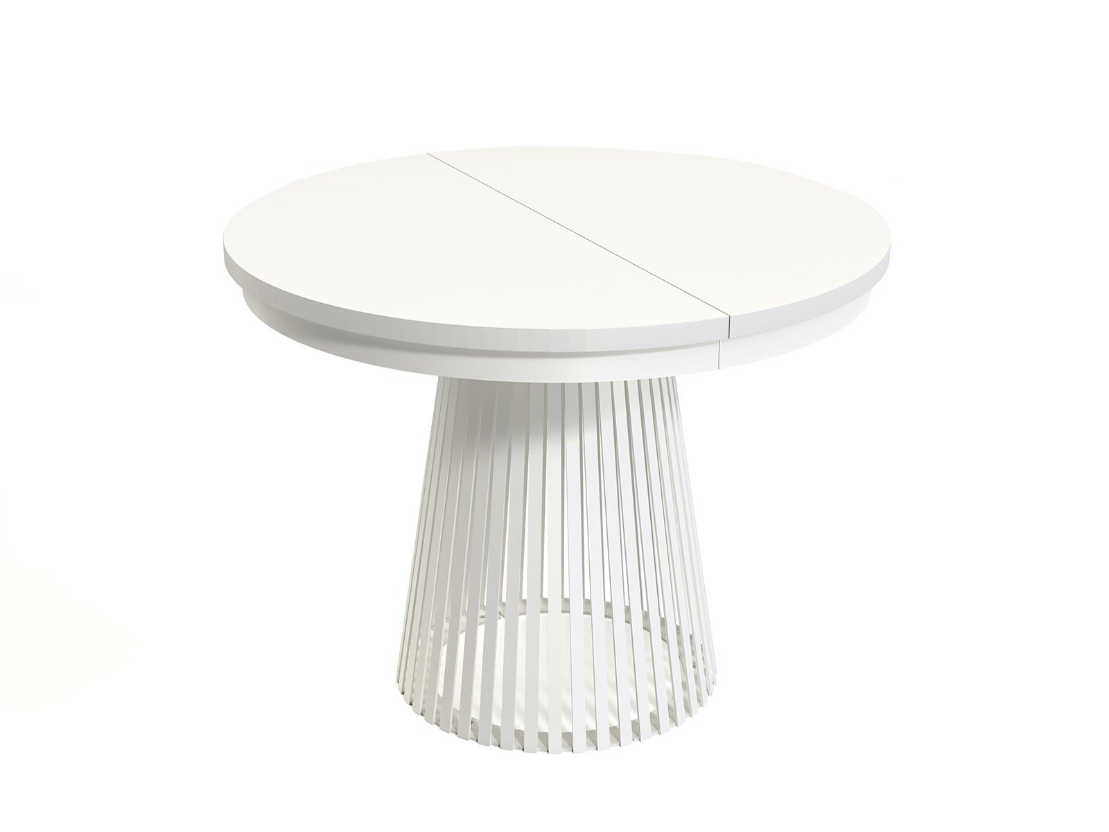 MINIO go for it, Stół rozkładany GORI w kolorze alpejska biel/biały