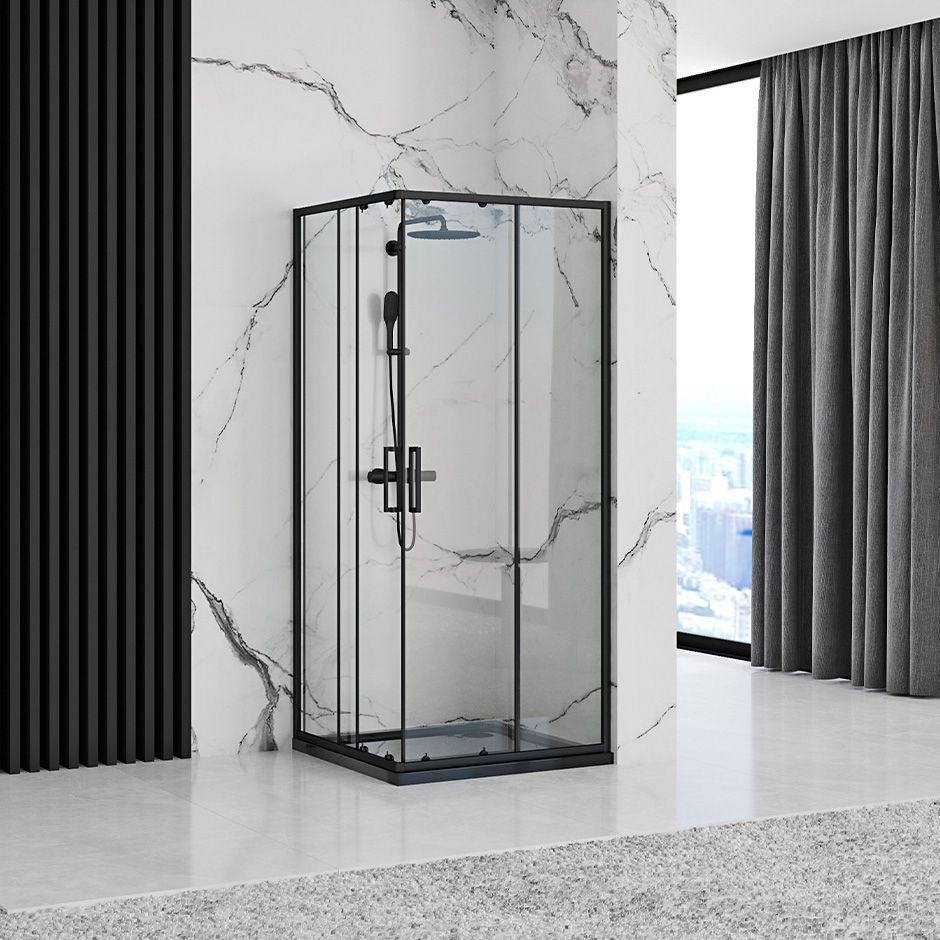 CABINE DE DOUCHE REA PUNTO 80X80 BLACK - 2