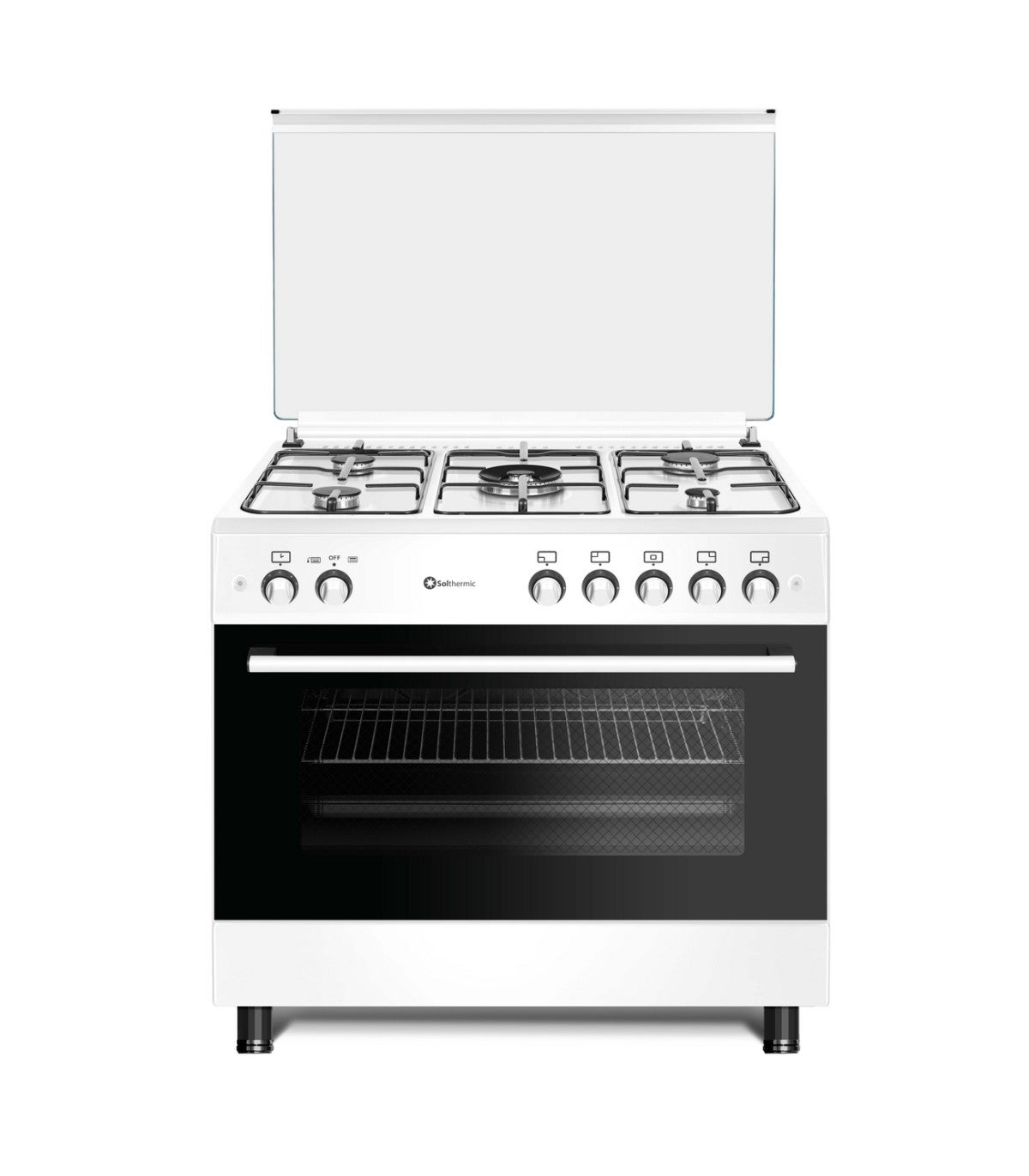 Solthermic® cocina f9l50g2-w panoramica blanca