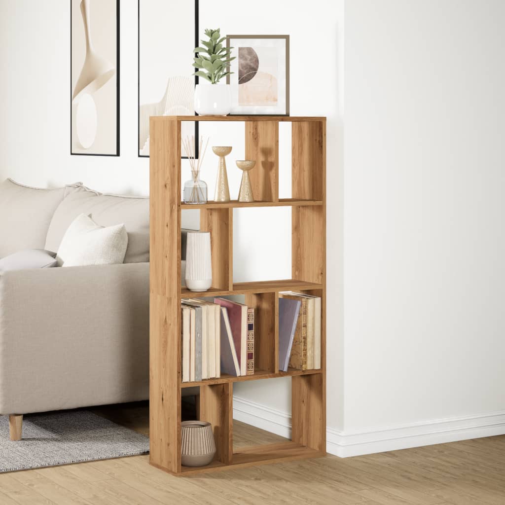 Libreria，Scaffale，Armadio per libri Rovere Artigianale 60x20x120 cm in Truciolato CFW316446 - 4