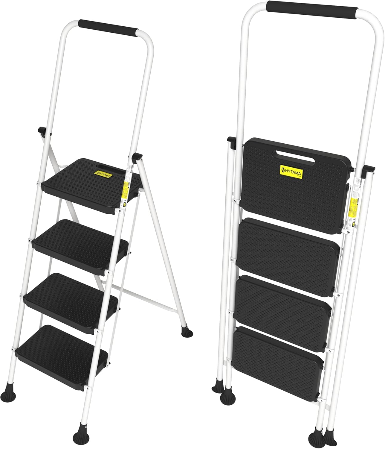 Scala Scaletta Sgabello Pieghevole WHITE MAX Salvaspazio con