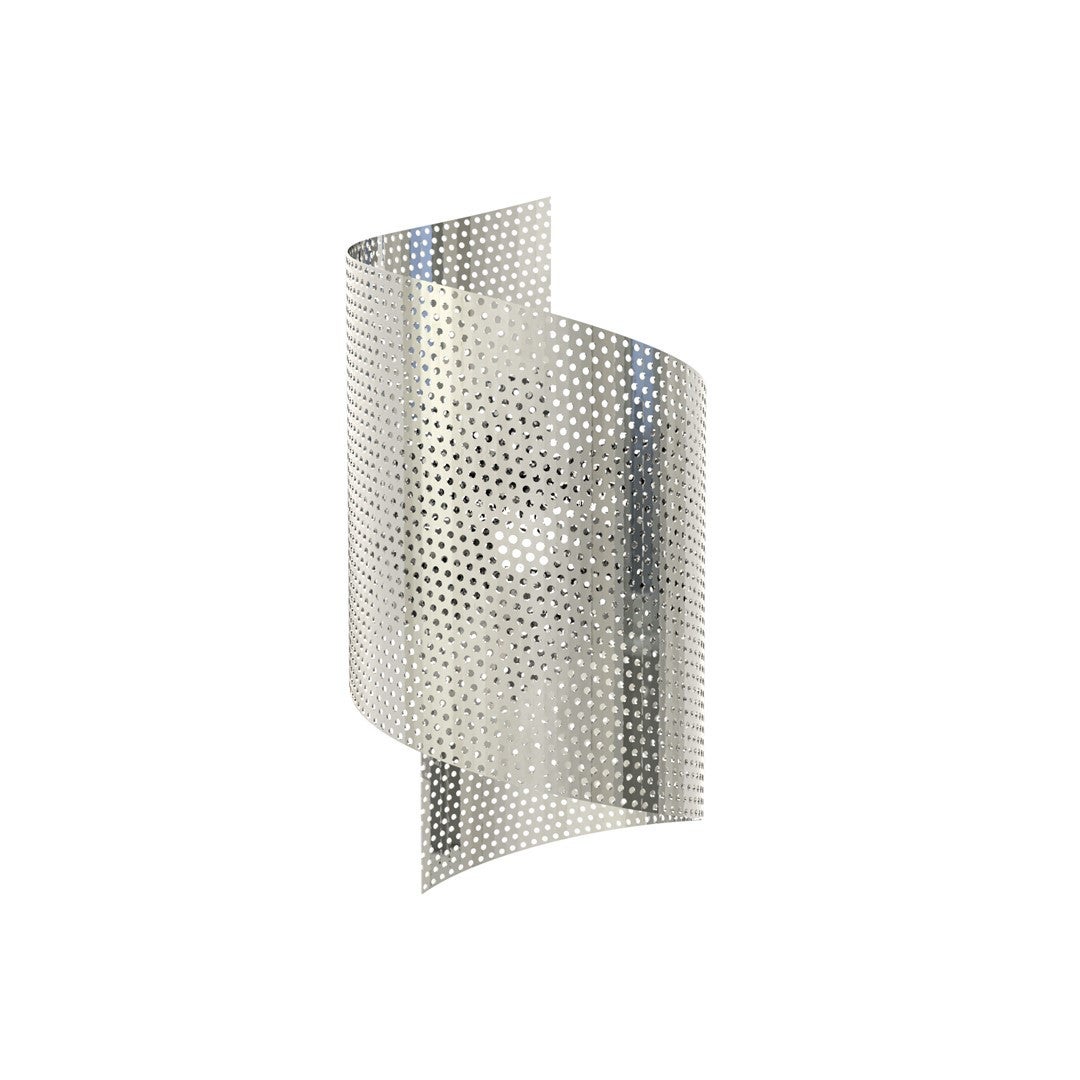 Kinkiet ścienny Spiral chromowany 1xG9x8W styl nowoczesny wym: 29 x 17 x 17 cm metal IP20 Emibig