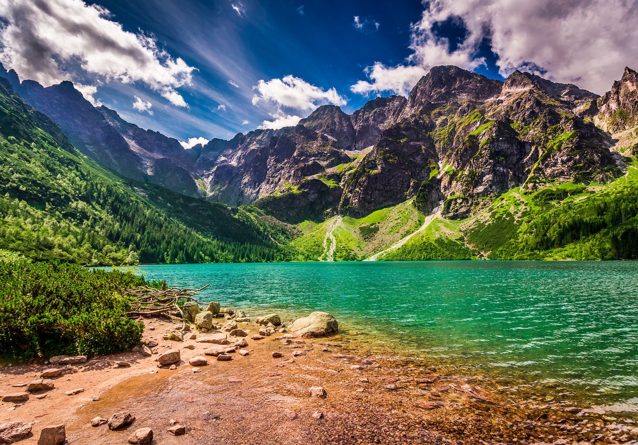 Fototapet munti peisaj natura Vlies Tapet Pentru Dormitor Camera Living Perete 416x254 cm