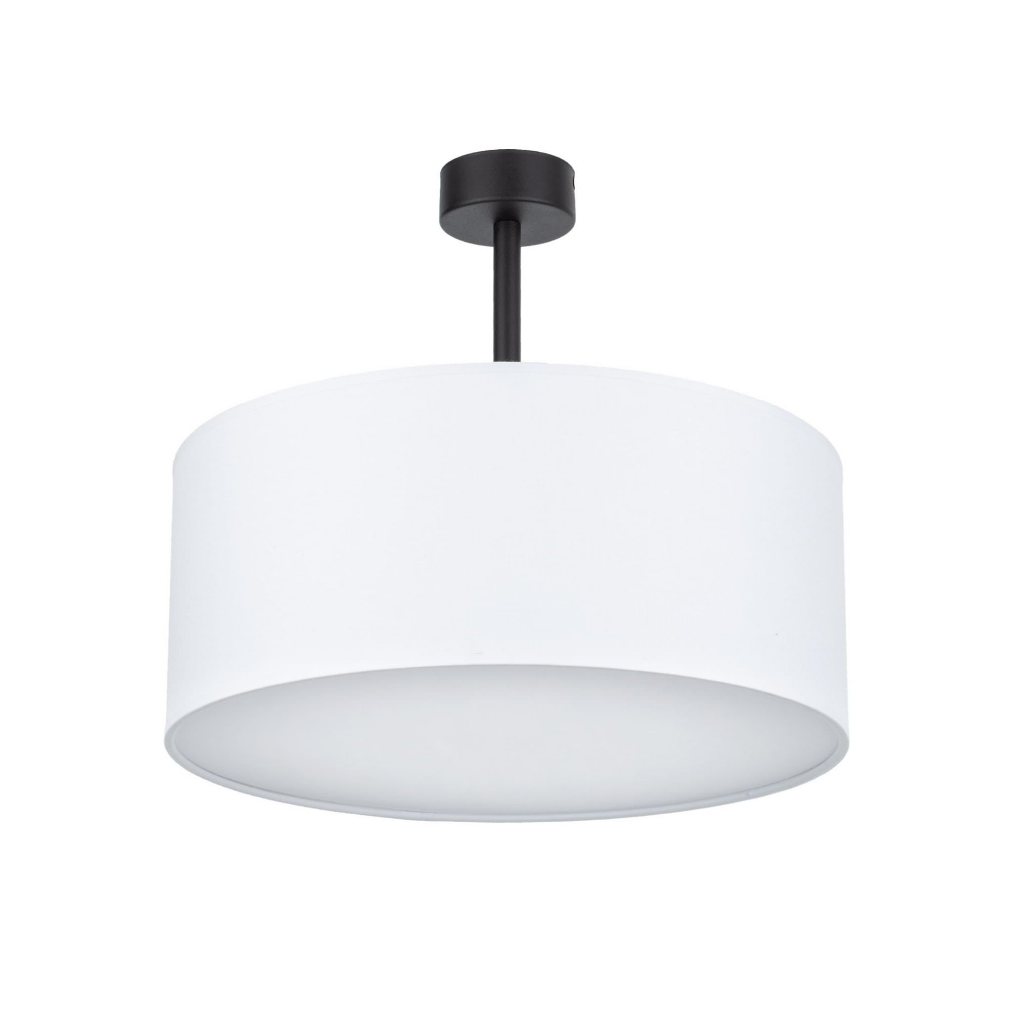 Lampa sufitowa wisząca Rondo czarno-biała 4xE27x15W wym: 35 x 40 x 40 cm tkanina TK Lighting