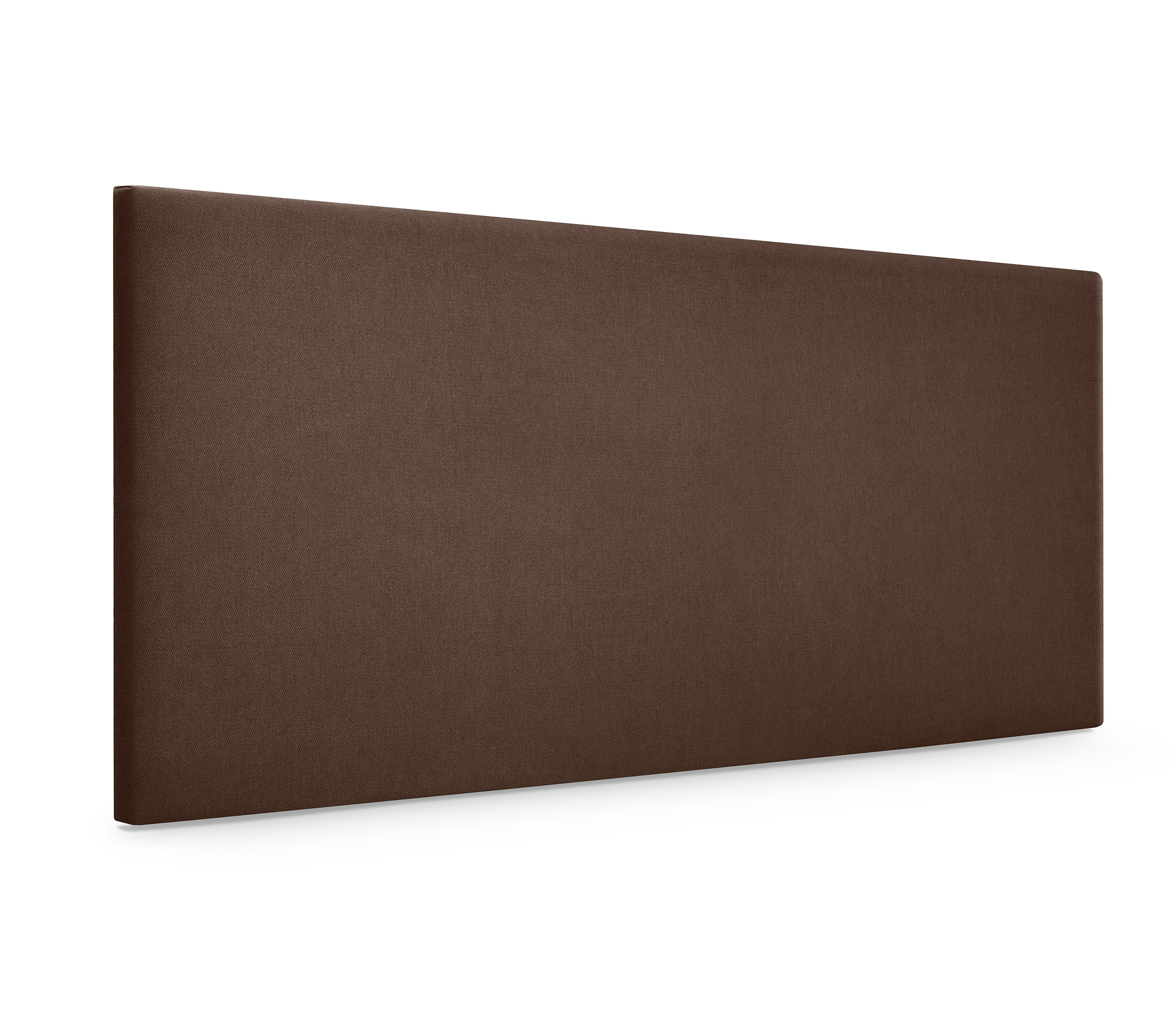 Dhome cabecero de tela aqualine liso 110x50cm camas 105 - marrón