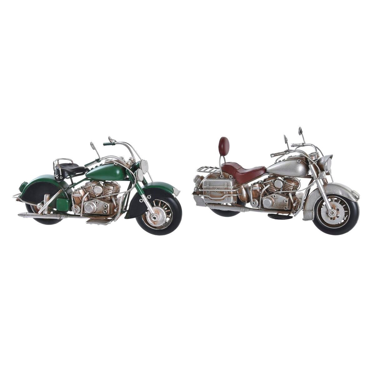 Figura decorativa dkd home decor moto (27,5 x 11 x 15 cm) (2 unidades)