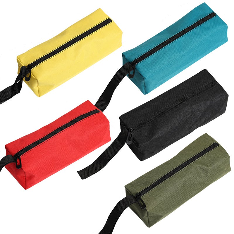Sac Ustensiles Camping – Tissu Oxford Imperméable, 35x21x17 Cm, Fermeture éclair – Pour Barbecue, Plage, Rando