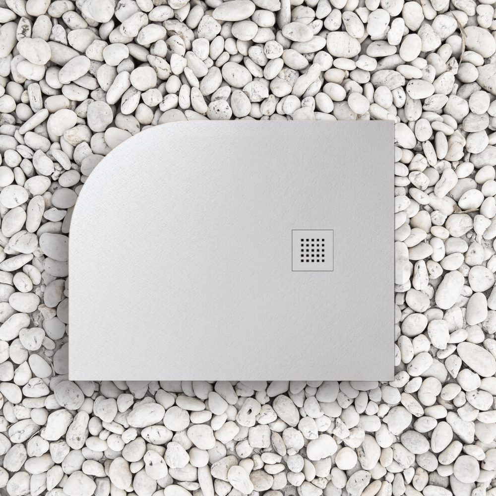 Brodziki Vulcano 90x120 Right Line półokrągłe asymetryczne