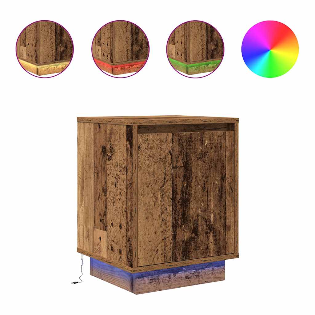 Table De Chevet Avec étagères & 3 Tiroirs - 2 Prises CA + 2 Ports USB, Rangement Pratique, Blanc