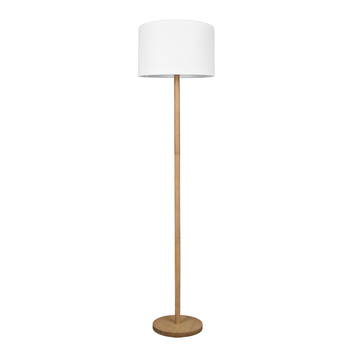 Lampa podłogowa stojąca Korba brązowo-kremowa 1xE27x60W wym: 162 x 40 x 40 cm metal Trio