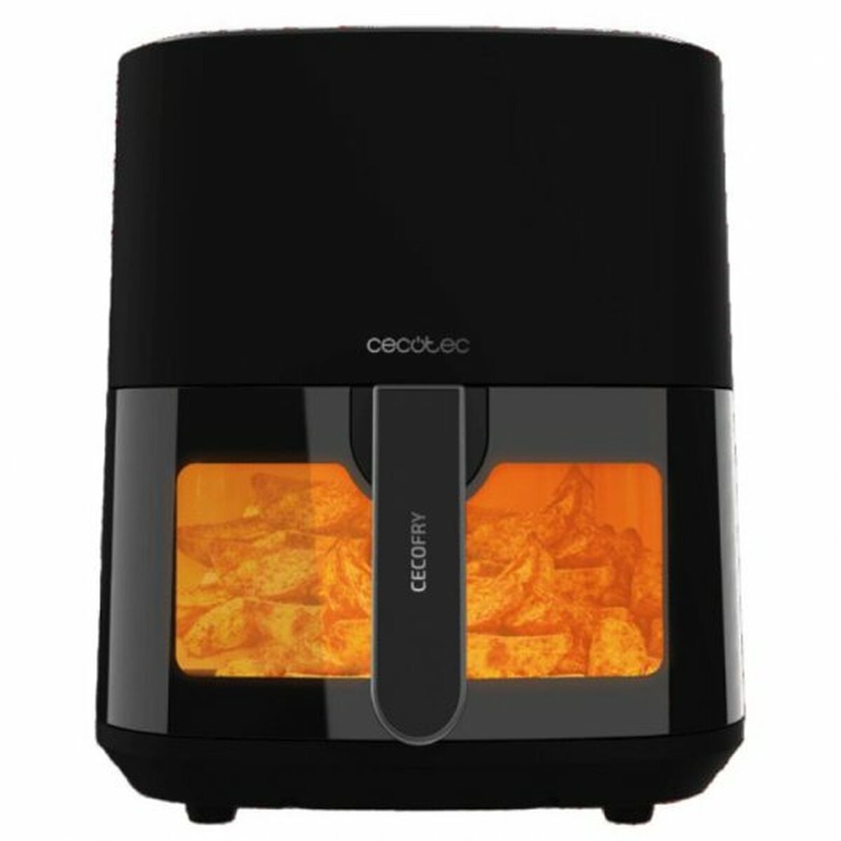Cecotec Negro Freidora De Aire Cecofry Fantastik Window 5500 5,5L 1500W 9 Programas - Imagen 2