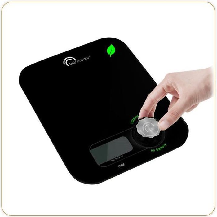 LITTLE BALANCE - Balance de cuisine Green Power - noir - 4