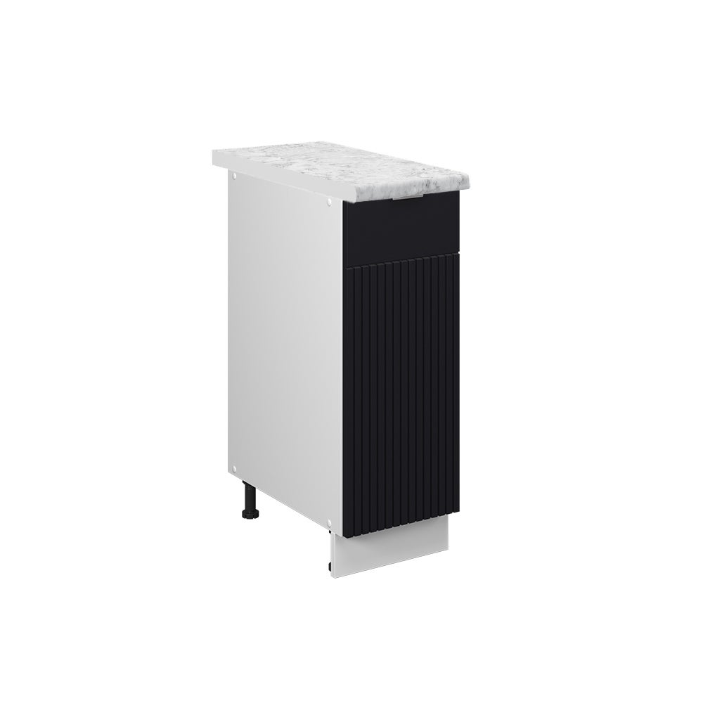 Vicco Szafka apteczna Fame-Line, Czarne paski, 30 cm , BP Marmur