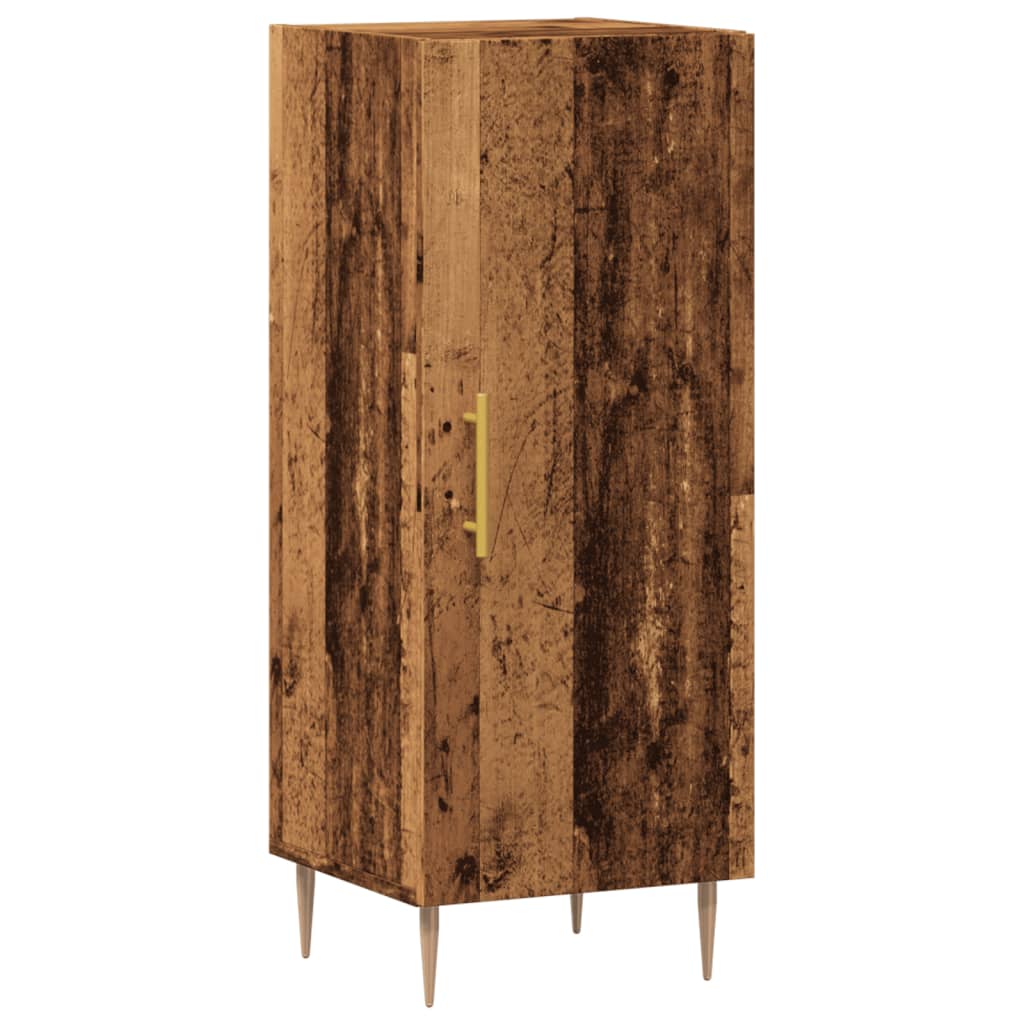 Credenza In Truciolato VidaXL - Dimensioni 70x34x90 Cm, Finitura Legno Antico, Con 2 Ante, Per Soggiorno O Camera
